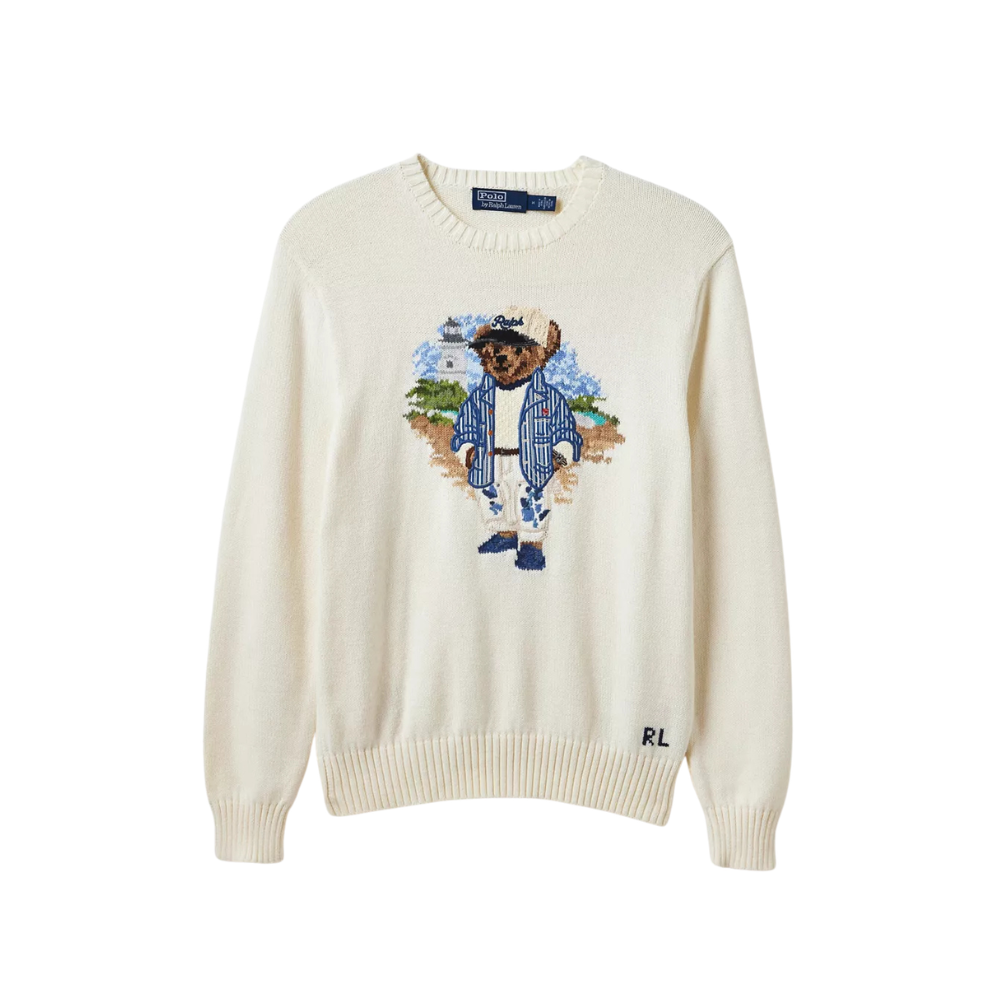 Suéter Polo Ralph Lauren Bear Pullover Crew Neck